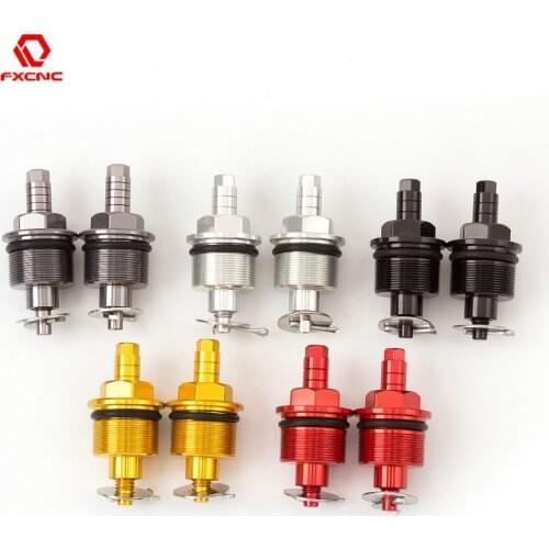 FX CNC 31MM Motorcycle Preload Adjusters Fork Bolts Fits For Showa 31mm Conventional Forks Motorcycles Accessories