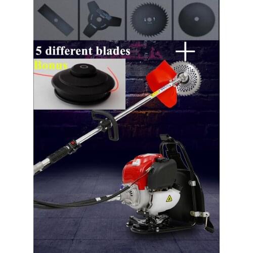 GX35 Backpack Brush cutter 4 stroke GX35 Engine Petrol strimmer Grass cutter 6 in 1 mower