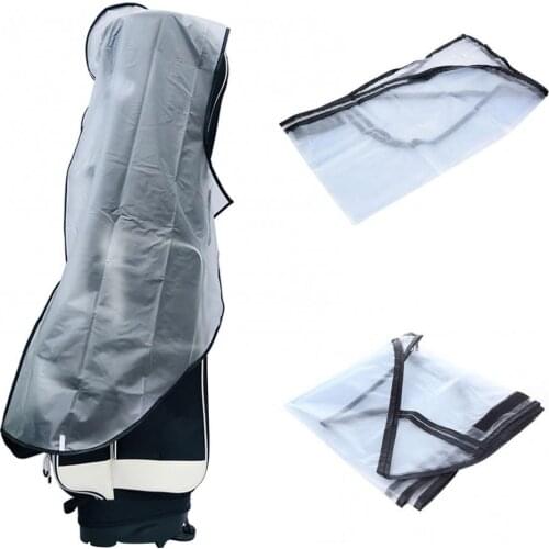 80%HOTPVC Waterproof Golf Club Bag Rain Hood Dustproof Shield Cover Cape with Zipper
