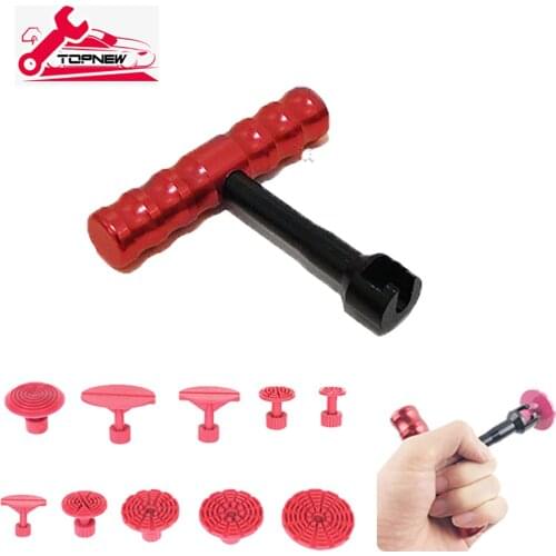 Paintless Dent Repair Tool Mini Grip Glue Puller T-Handle Dent Puller Car Repair Tools Dent Removal Tools Puller