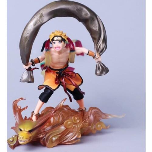 Na Shippuden Uzumaki Na Fujin / Uh Sasuke Raijin PVC Figure Collectible Model Toy Doll 18cm