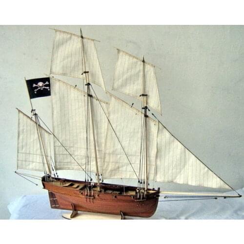 LE COUREUR scale 1/48 Wood Model Ship Kit wooden ship kit sailboat ship kit