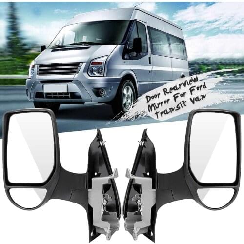Left/Right Car Rear View Mirror Side Wing Rearview Mirrors Short Arm 907133 For Ford Transit Van MK7 2006-2014