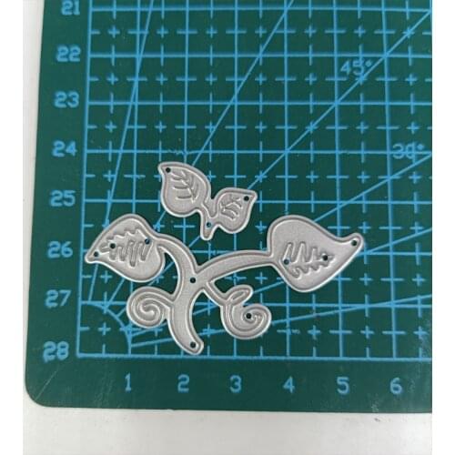 Metal Cutting Dies For Scrapbooking VineTree Leaves Stencil Craft Paper Knife Mould Blade Punch Card Making Die Cut