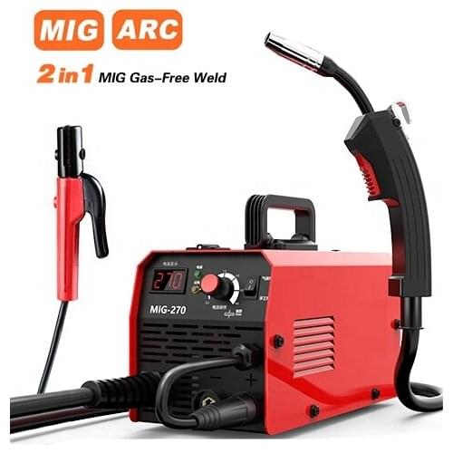 MIG welder ARC MMA 2-in-1 Gas-free welding NO gas outdoor portable MINI high quality machine