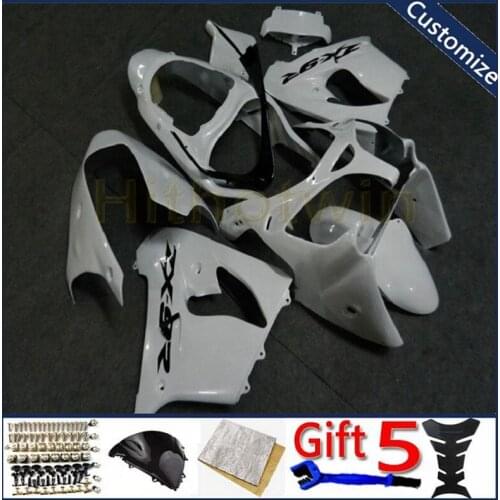 Motorcycle plastic cover For ZX9R 2000 2001 ZX-9R 00 01 ZX 9R ABS Fairings hull Custom white