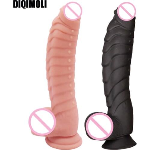 Skin Feeling Soft Silicone Huge Realistic Dildo with Suction Cup for Women Masturbation Big Special Penis Large Phallus Sex Toys