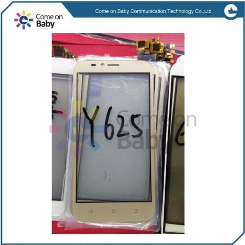 New arrival Gold Black White original For Huawei Y625 Touch Screen Digitizer Sensor Front Glass Lens 5.0"