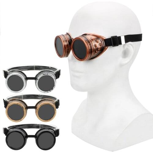 Protective Gears Sun Glasses Adjustable Eyewears Welding Punk Gothic Sunglasses Steampunk Glasses