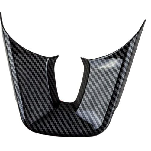 ABS Car Inner Steering Wheel Frame Cover Trim Carbon Fiber Style Black Fit For Kia Optima K5 2016 2017 2018 2019 2020