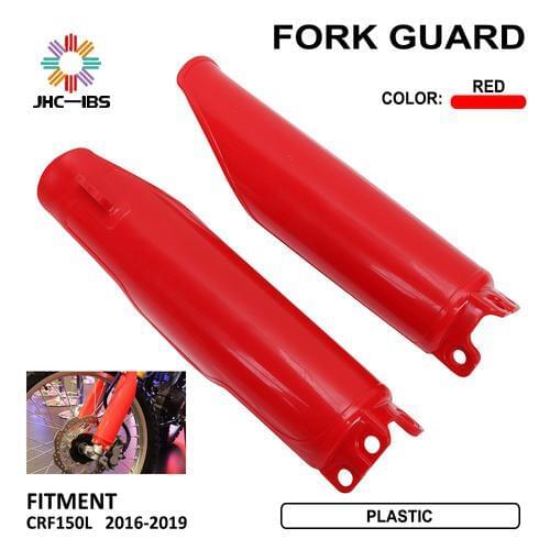 Motocross Enduro Front Fork Guard Red Plastic Frame Protection Cover For Honda CRF150L CRF 150L 150 L 2016 2017 2018 2019