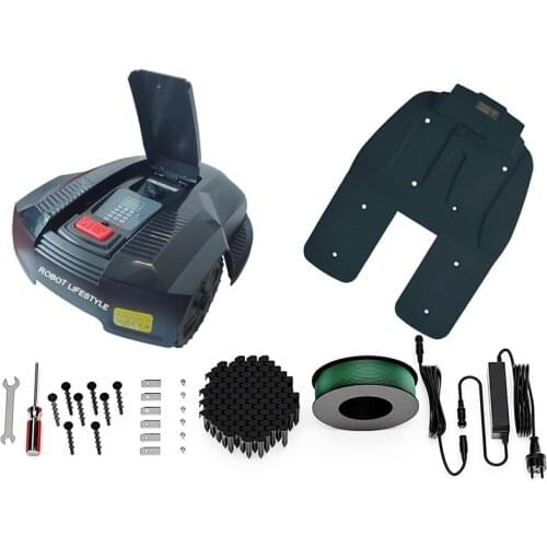 Li-ion battery Robotic lawn mower for 3000㎡ big lawn,Water proof IPX4,Time&Data set system,Automatic avoid-obstacle