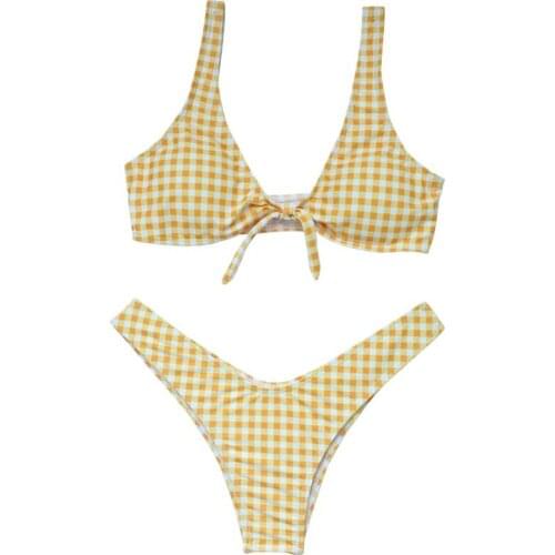 Sexy Push Up Bikini Sets Polka Dot Women Swimwear Swimsuit Deep V Maillot Biquini Bathing Suits for Woman