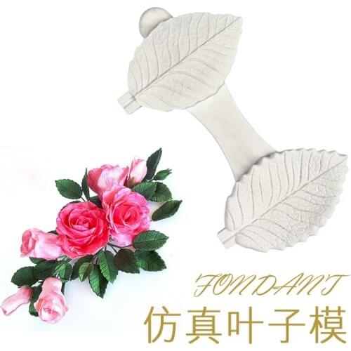 DIY Simulation Leaf Silicone Mold Fondant Mold Cake Decorating Tools Gumpaste Mould Fondant Cake Baking Decorating Mould WMJ-896