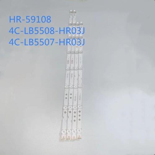 4PCS/SET LED strip 55P65US 55U3800C 55P65 55D6 55F6 55L2 4C-LB5508-HR03J PF02J 55HR330M07B2 55HR330M08A2 V2 4C-LB5508-HR03J