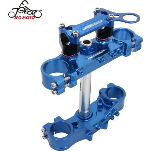 For SUZUKI DRZ400S DRZ 400S 2000 2001 2002 2003-2019 Motorcycle Triple Tree Clamps Steering Stem And Handlebar Bar Riser Mount