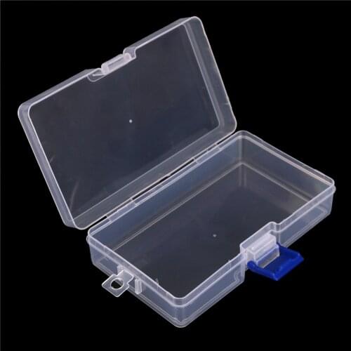 1 X Box Case Plastic Clear Transparent Necklace Storage Container Case Box With Lid Mini Durable Collection Jewelry Box Hot Sale