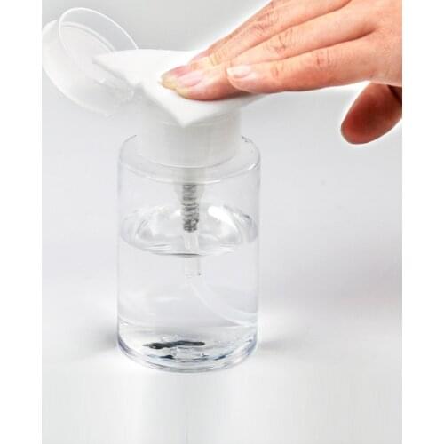 2PC Push Down Empty Pump Dispenser Clear Bottle Makeup Container PP Press The Bottle High Quality New Arrival Travel Bottles