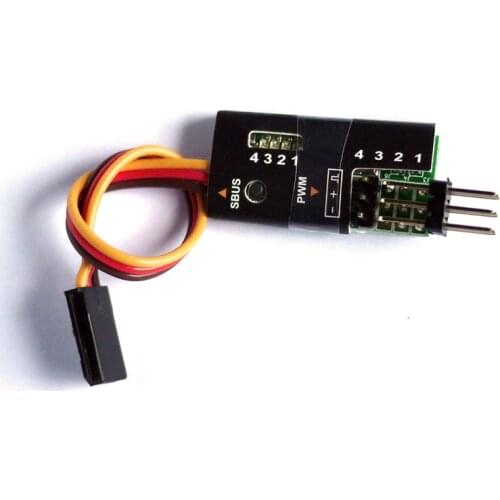 FrSky 4 Channel S.BUS to PWM Decoder For servo channels RC Drone Airplane Glider Part