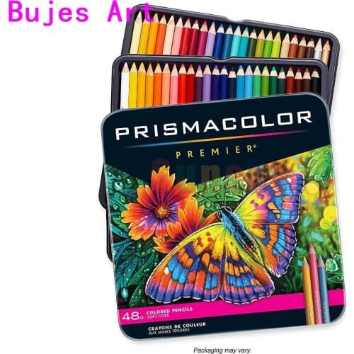 48 color 3.8MM big core new lapis de cor oily color pencil artist sanford prismacolor Cor do Chumbo drawing pencil adult paint