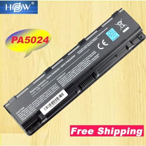 HSW Laptop Battery for Toshiba Satellite C850 C850D C855D C855 PA5023U-1BRS
