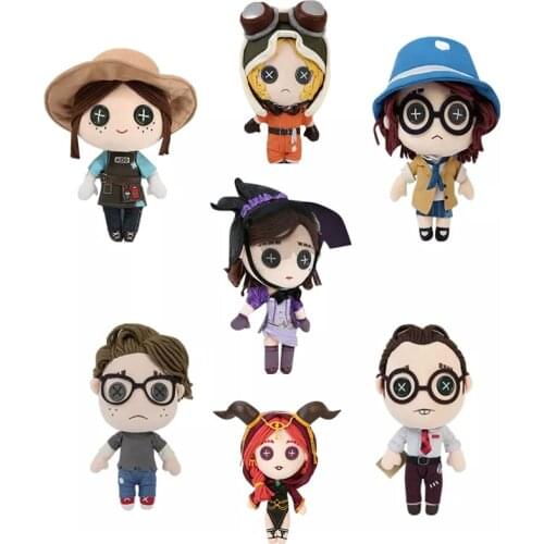 Anime Game Identity V Lawyer Freddy Riley Survivor Lucky Guy Plush doll cosplay Halloween Christmas Gift Stuffed Plush toys