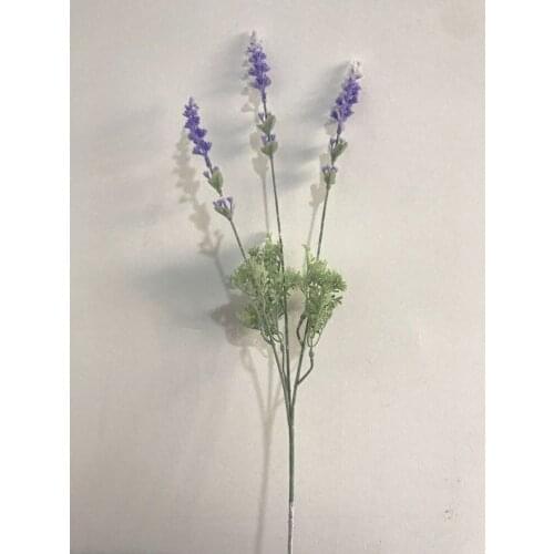 Lavender Flowers Purple Northern Europe Nordic Style Imitation Decoration Home Furnishing Articles Photography Props