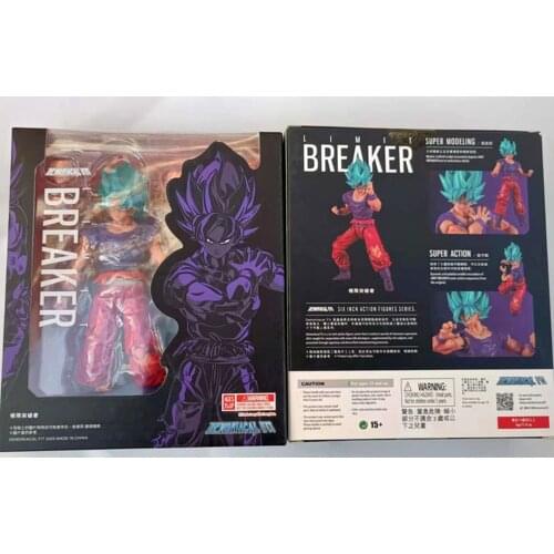 Demoniacal Fit Limit Breaker 15cm Dragon Ball Super Saiya Blue Goku Kaiouken SHF Figura PVC Action Anime Figure Model Toys