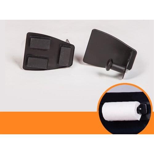 Magnetic Paper Towel Holder Removable Magnet Tissue Supportor Automotive Metal Rack Garage Use Stick on Tool Trolley Accessory