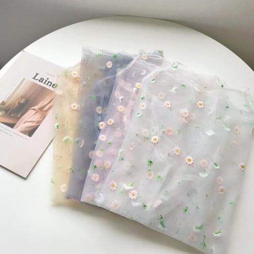 Fashion Summer Sweet Womens Lolita Lace Shirt Long Sleeve Net Yarn Blouse Cute Tops Girls Underwear Shirt Ruffles Transparent