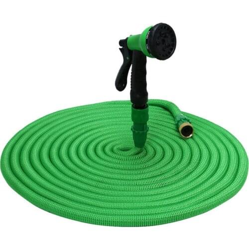Garden Hose Stretchy Hose Expandable Water Hose Flexible Expanding Watering Hose with Spray Nozzle 25-100ft