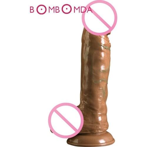 Sex Shop Realistic Big Dildo Real Penis Sex Toys For Women Lesbian Masturbation G Spot Clit Stimulator Vagina Massage Stimulator