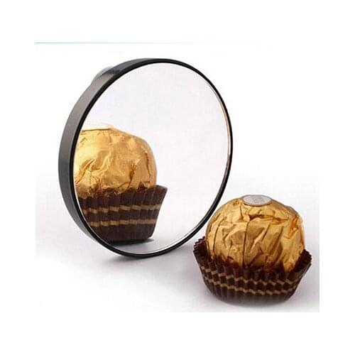 Brand New 10X Magnifying Mirror Round With Two Suction Cups To Be Easily Fixed To A Mirror Or Tile Mirror