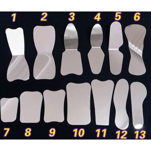 1pc Dental Folding stainless steel Reflector Orthodontic Fold Mirrors Double Sided Photography Reflector Dentist Mirror clinic
