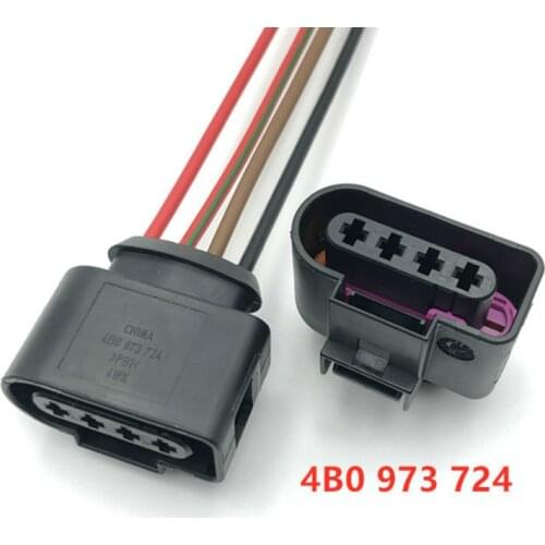 Car ignition coil plug with wire For Volkswagen Passat B5 Santana Golf GTI Lavida Tiguan 4B0 973 724