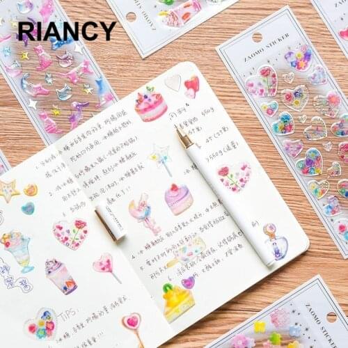 1 Sheet Gem Diary Stickers Scrapbook Creative Handmade DIY Photo Album Decoration Paper Stationery Sticker 06526