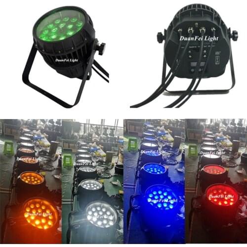 10pieces dmx lighting wireless control led par wash zoom 18x15w 5in1 led par rgbwa outdoor par lamp led