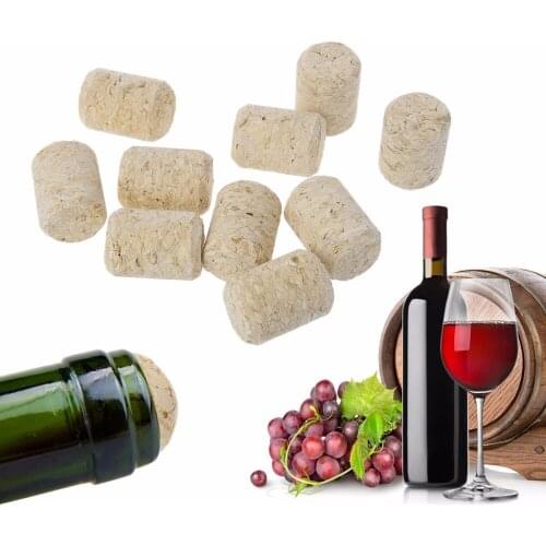 10pcs/lot 20mm/21mm/22mm Straight Bottle Wood Corks Wine Stoppers Bottle Plug Bottle Cork Bar Tools Good Quality C42