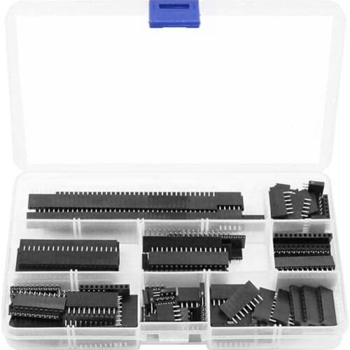 120 pces 2.54 6 p/8 p/10 p pino 2.54mm empilhável longo pernas femal encabeçamento para arduino escudo 2*3 p 2x3 p conector kit