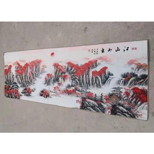 180x60cm / Chinese silk embroidery landscape painting - Beautiful Chinese Landscape Scenery