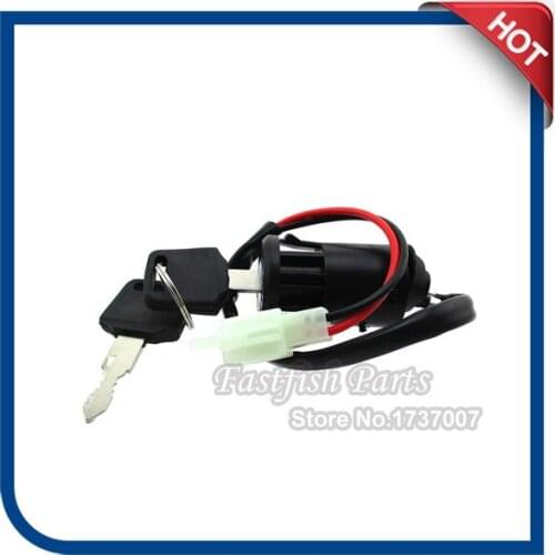 2 Wire Key Switch For Electric Mini Moto Dirt Pocket Bike ATV Go Kart Scooter