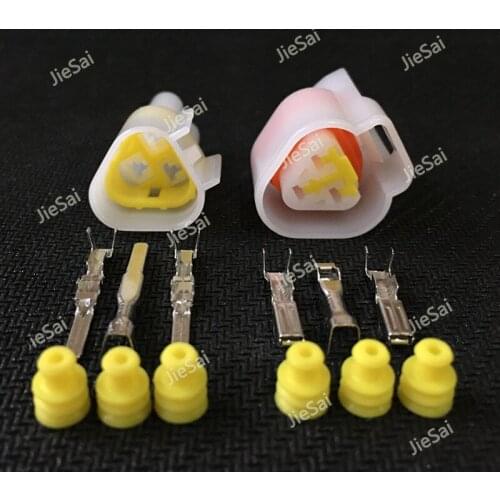 3 Pin Female Male Waterproof Electrical Wire Connector Plug Auto Connectors FW-C-3M-B FW-C-3F-B
