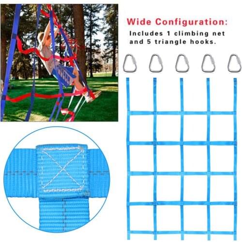 Climbing Net for Ninja Obstacle Course Kids Backyard Training Equipment Sturdy Impact Resistant Stair Protection Net