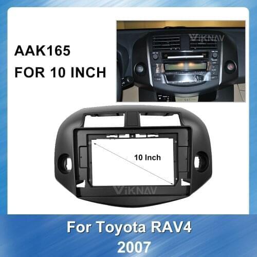 Car Radio face plate Frame Panel Dashboard Installation for Toyota RAV4 2007 Automatic Car DVD player Plastic Fascia