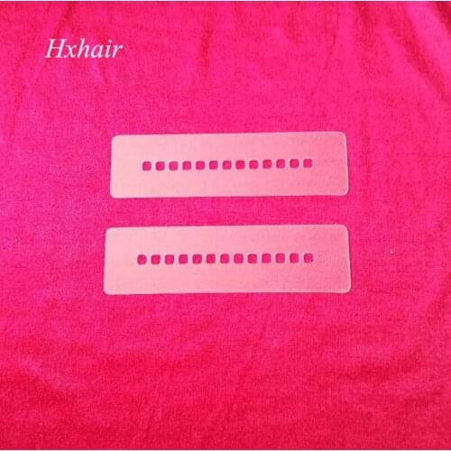 Freeshipping - 500pcs Multi Holes Template / Heat Shield Spacer Separator / Hair Extension Tools