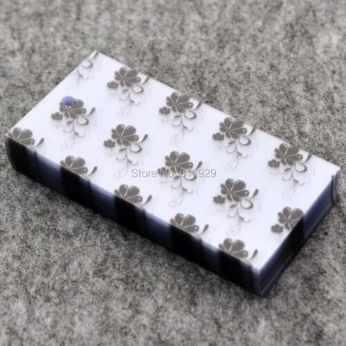 Free shipping stock cute pvc tag/plastic hang tag/DIY gift packing labels/clothing printed tags/garment labels 300 pcs a lot