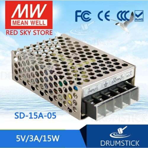 Steady MEAN WELL SD-15A-05 5V 3A meanwell SD-15 5V 15W Single Output DC-DC Converter
