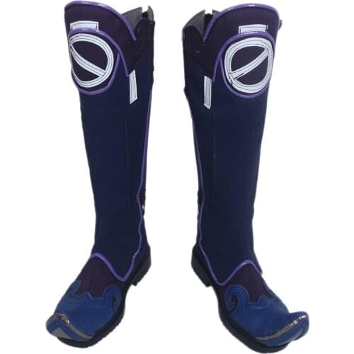 OW Heroes Defense Mei Zombie Version Cosplay Long Boots Shoes Custom Made