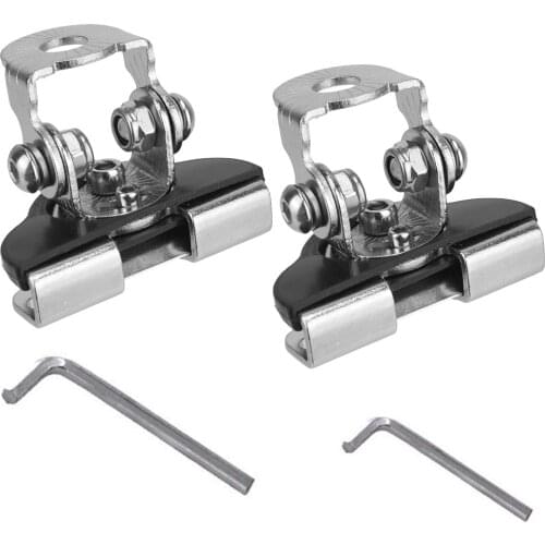 LEEPEE Car Engine Hood Cover Led Work Light Bar Universal 1pair Metal Bracket Holder Auto Replacement Parts Mounting Clamp