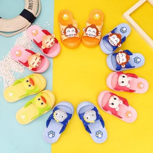 New 2021Hole shoes boys shoes girls shoes non-slip anti-collision indoor baby childrens sandals and slippers Size22-33